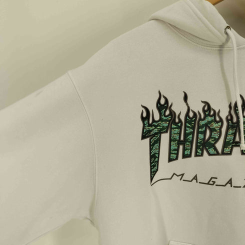 スラッシャー THRASHER Flame Logo Pullover Hood フレイムロゴ プルオーバー パーカー フーディ メンズ import:L